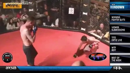 Winner Taps Out In Amateur MMA Fight!!