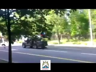 Russian Military on the Road in Kramatorsk, 20/05/2014