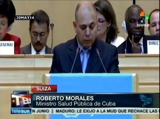 Cuba preside por primera vez la Asamblea Mundial de la Salud