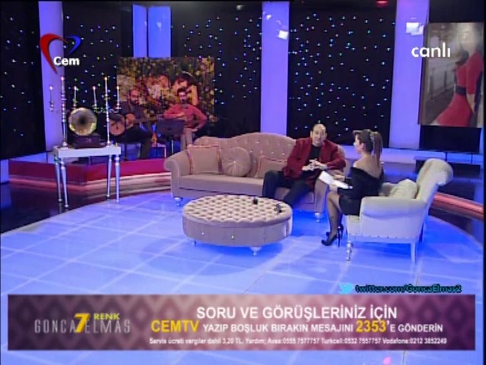 Michael HalphieTalks to Gonca Elmas on Cem TV Live 16/02/2014 (Edited Version)