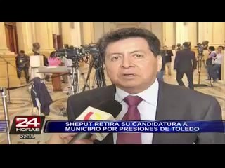 Destruyen propaganda a la alcaldía de candidato toledista Juan Sheput (1/2)