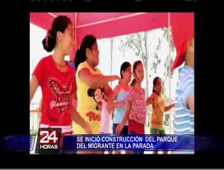 La Victoria: se inició construcción del Parque El Migrante en La Parada