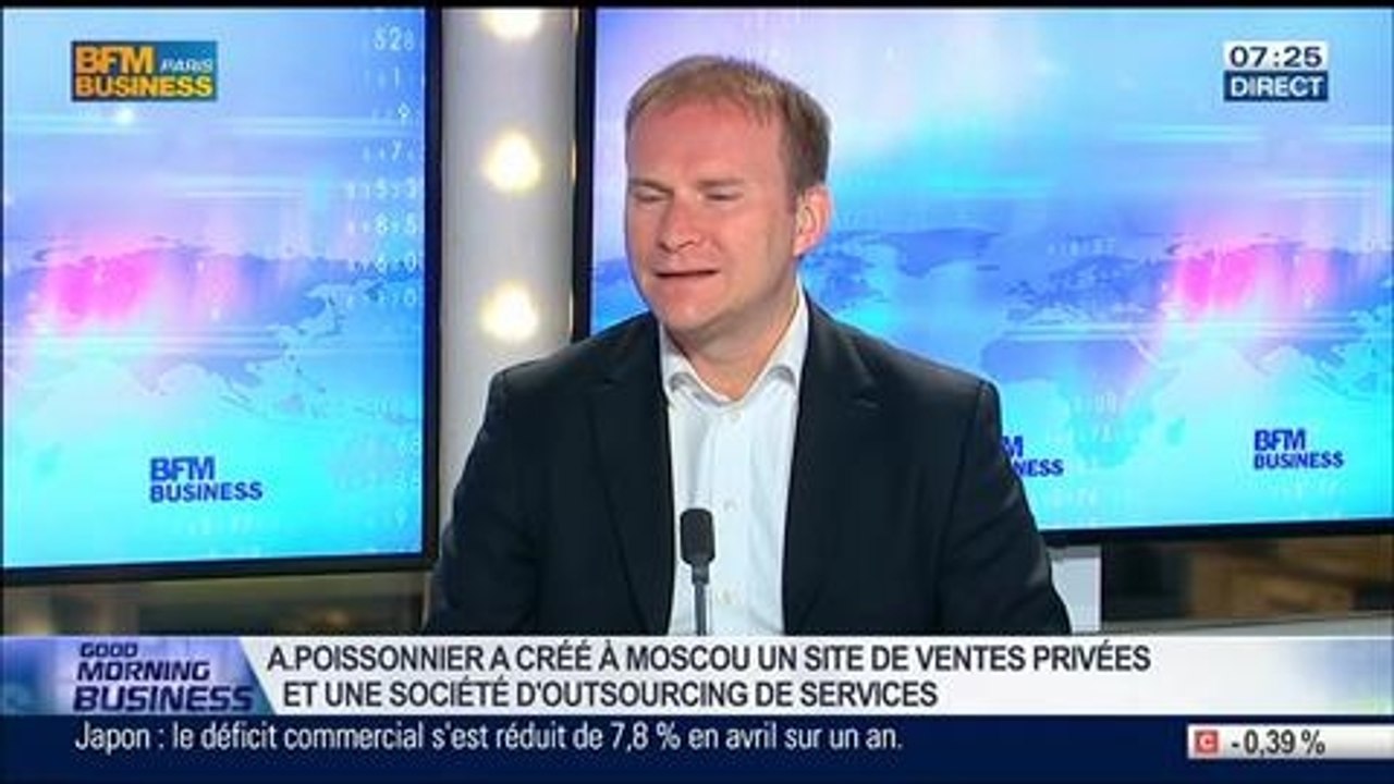 "La Russie s'est organisée, elle a un potentiel incroyable pour démarrer des business", Antoine Poissonnier dans GMB - 21/05