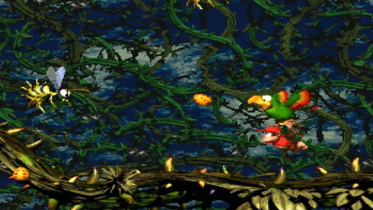 Let's Play Donkey Kong Country 2 Part 6 - Not So Sticky Situations