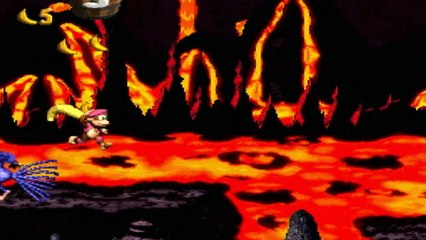 Let's Play Donkey Kong Country 2 Part 9 - Ghost of Burning Webs
