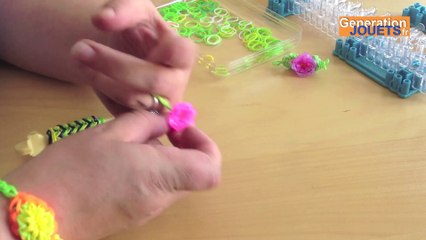 Créer une fleur Rainbow Loom (en français)