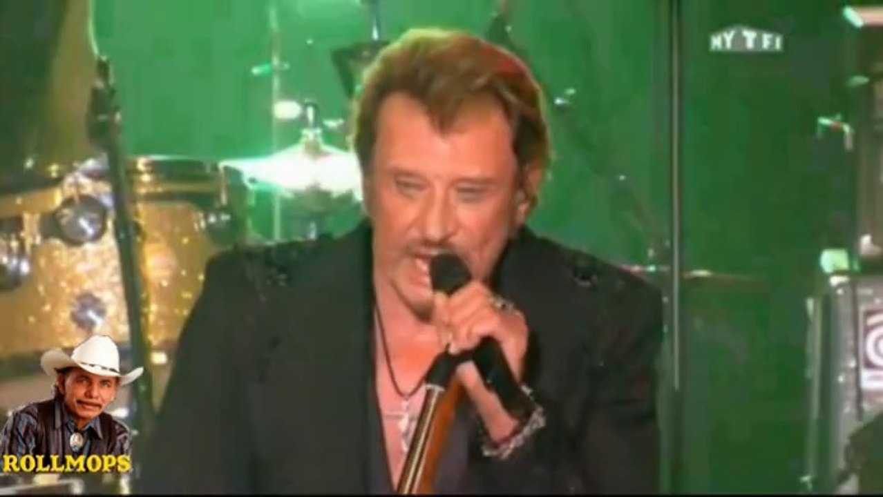 JOHNNY HALLYDAY & BRIAN SETZER  THÉÂTRE DE PARIS 15 JUIN 2013" ROLLMOPS "