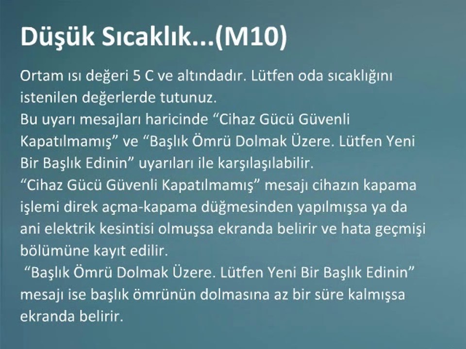 Uyarı Mesajları