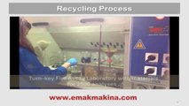 Electronic waste recycling process