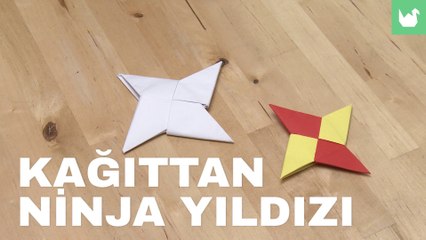 Kağıttan Ninja Yıldızı Nasıl Yapılır ?