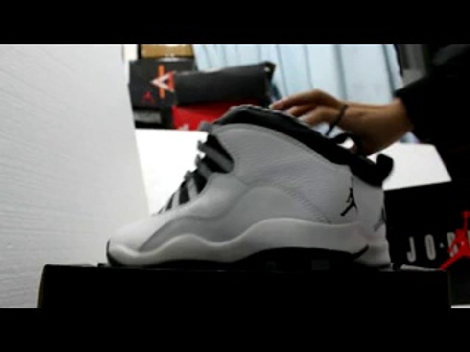 www.yougouair.com ,Air Jordan 10s for sale ,cheap replica air Jordan 10 retro White/Black-Light Steel Grey men shoes ,