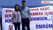 Rize'de Görev Yapan Trabzonlu Polis Memuru Aşık Olduğu Bayana İlginç Bir Yolla Evlenme Teklifi Etti