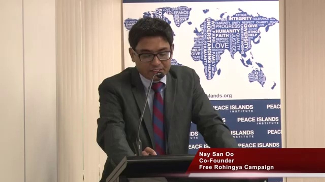 ناي سان أوو - التحديات في ميانمار: حقوق الإنسان ودور حوار الأديان-Nay San Oo - Challenges in Myanmar_ Human Rights and the Role of Interfaith Dialogue