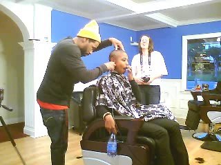 Sacrificial haircutting ritual before CHEMOtherapy