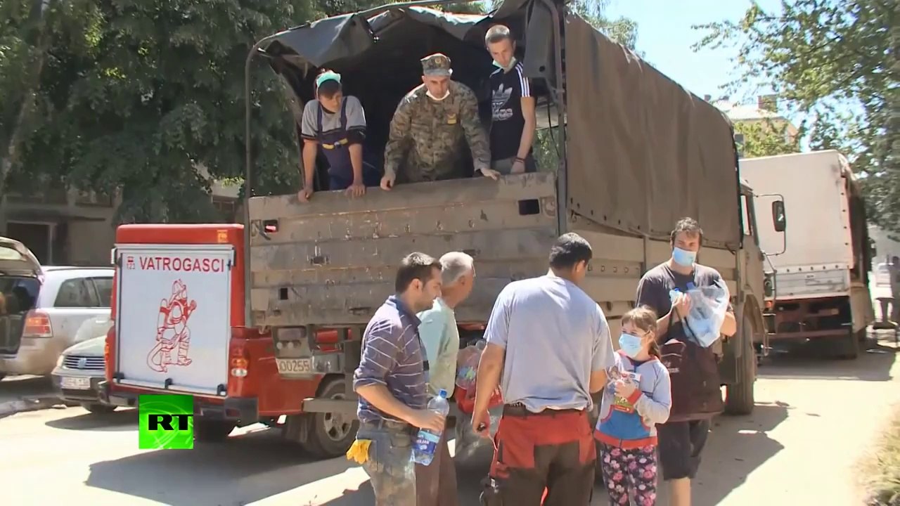Video: Mess, mud & muck after catastrophic floods in Balkans