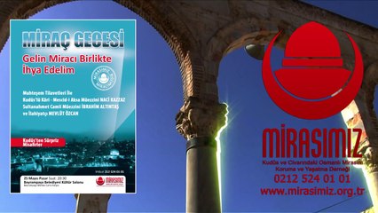 Mirasımız Derneği Miraç Gecesi Etkinliği