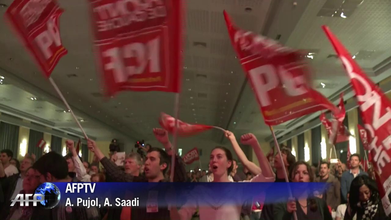 Elections européennes: meeting du Front de gauche à Toulouse