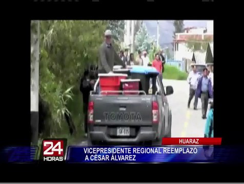 Áncash: Florencio Román reemplaza a César Álvarez en la presidencia regional