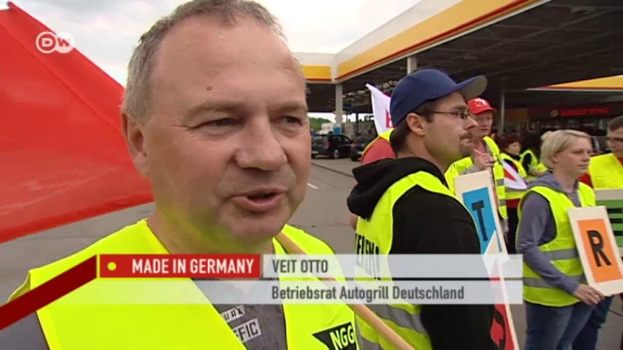 Gegen Lohndumping - Streiks an Raststätten | Made in Germany