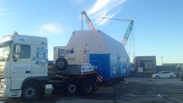 Перевозка негабаритных грузов ( оборудование компании Газпром )