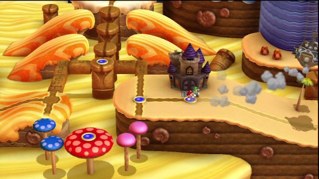 New Super Mario Bros. U - Dunes de Miel - 2-Château : Château pilon de Morton