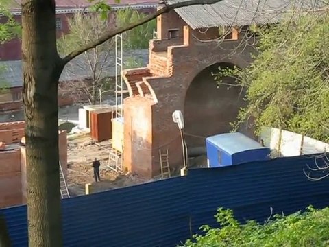2012 год. Восстановление Зачатьевской башни Нижегородского кремля