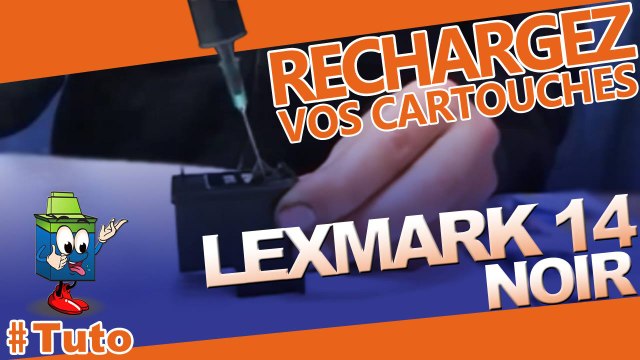 Comment recharger une cartouche d'encre Lexmark 14