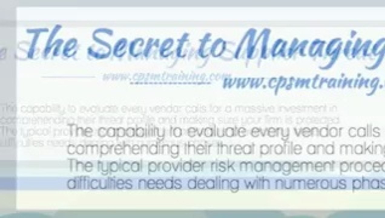 How to Manage Supplier Threat