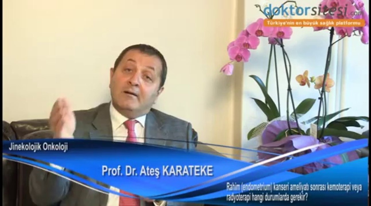 44 Rahim Endometrium Kanseri Ameliyatı sonrası Kemoterapi veya Radyoterapi hangi durumlarda gerekir?