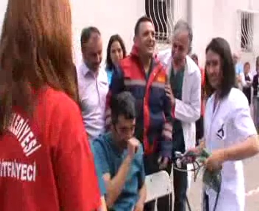 AĞIZ VE DİŞ SAĞLIĞI MERKEZİ YANGIN TATBİKATI