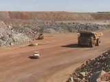 Cat 797b vs Toyota Landcruiser Pancake -