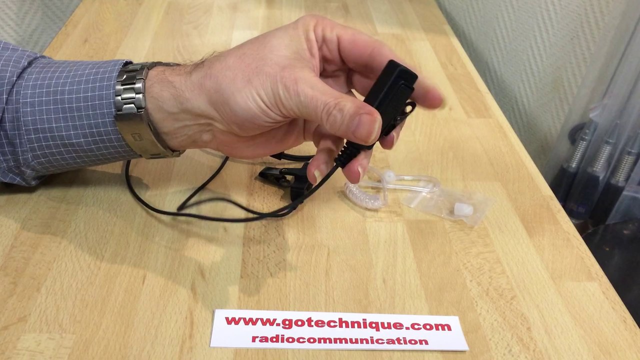 MA31P MICRO ECOUTEUR POUR TALKIE WALKIE Presentation GoTechnique