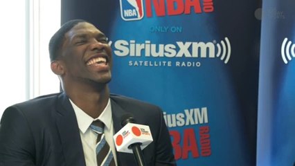 Joel Embiid attempts to sing Miley Cyrus song