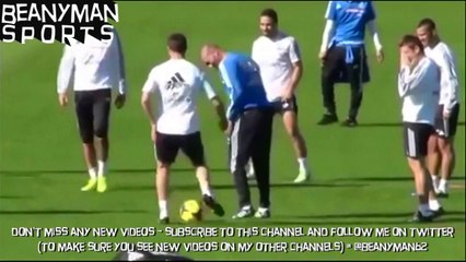 Xabi Alonso Nutmegs Real Madrid Legend Zinedine Zidane