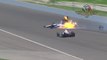 Kurt Busch Huge crash Practice Indy 500 Indianapolis 2014