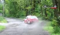 Crash au rallye de Pologne Sergei Lisowski et Margaret Piasecka sport