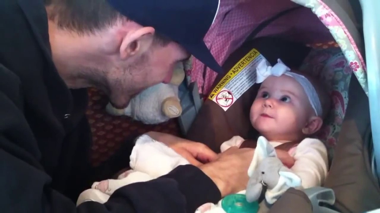 Pai jovem grava vídeo de despedida para a filha de 7 meses