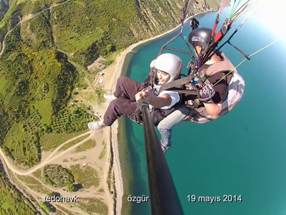tekirdağ uçmakdere yamaç paraşütü uçuşları özgür 19 mayıs 2014