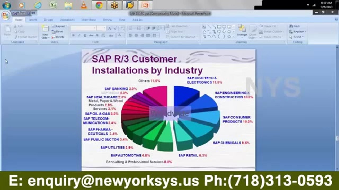 SAP ERP Demo Session - Overview & Introduction of SAP - Online Training(ipad)