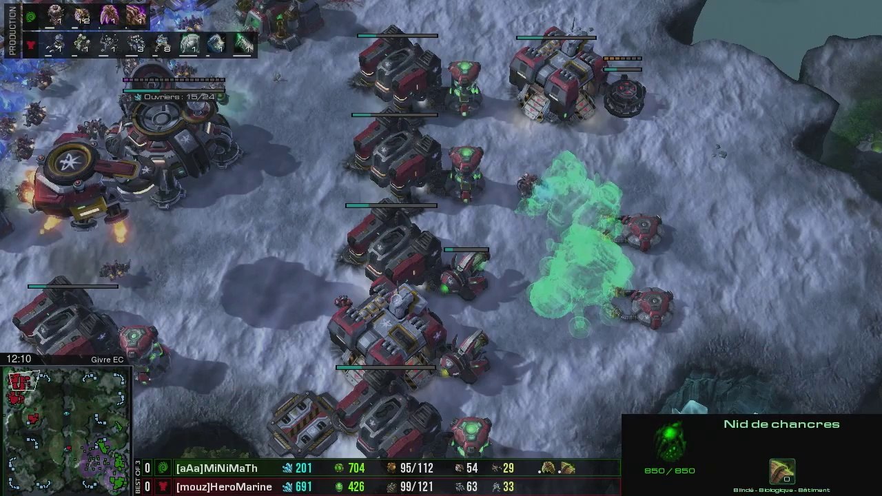 [S09E01] UnderDogs du 19/05/2014 - Showmatch - MiNiMaTh vs HeroMarine - Map 1
