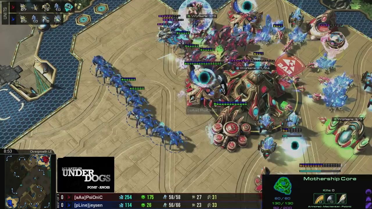 [S09E01] UnderDogs du 19/05/2014 - Up & Down - PsiOnic vs Jeysen - Map 1