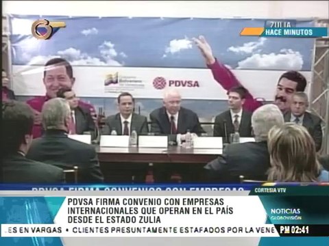 Pdvsa firma convenios con empresas internacionales