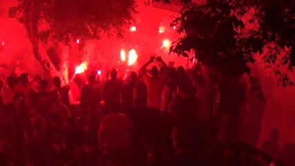 Πανηγυρισμοί στο σωματείο του ΑΠΟΕΛ