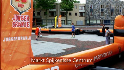 Jong Orange op het plein / Markt Spijkenisse 2014