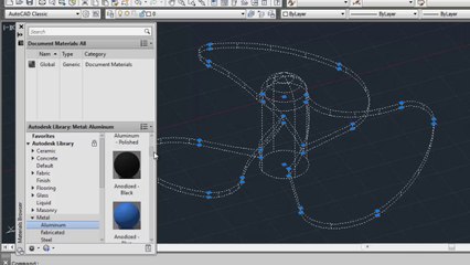 AutoCAD Tutorial 3D Rotor Blades