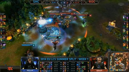 LCS EU W1D2 Game 5 SHC vs ROC