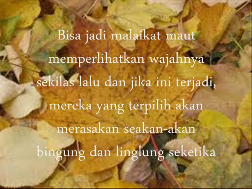 Tanda-tanda Kematian Manusia