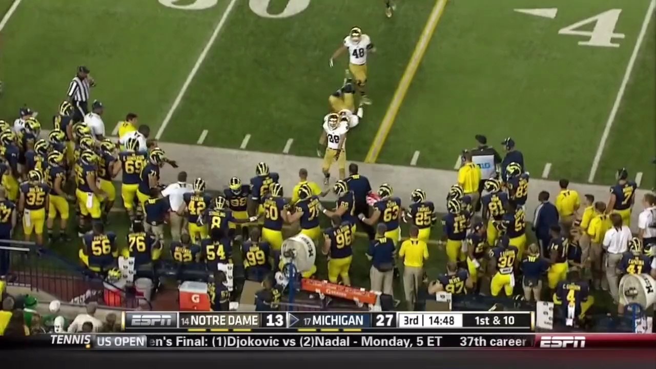 Michigan Offense vs. Notre Dame Every Snap