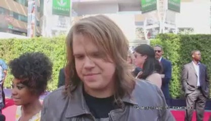 Caleb Johnson- American Idol interview finale red carpet May 21, 2014