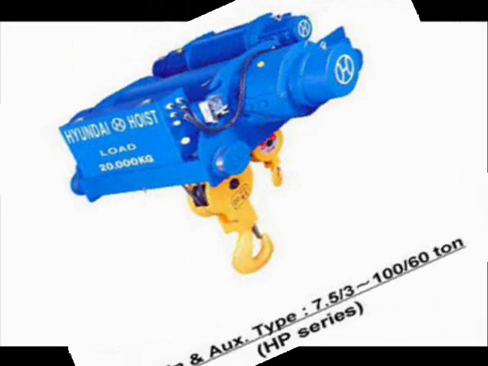 Jual Hyundai Hoist Crane - Supplier Spare Parts Hoist Crane